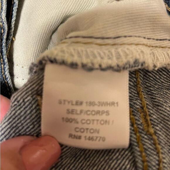 RE/DONe Denim!COMFORT STRETCH HIGH RISE STOVE PIPE ButtonUp Jeans Size 23 - Picture 9 of 14